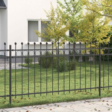 vidaXL Δαχτυλίδι φράχτη TILBURG Μαύρο 200x150cm