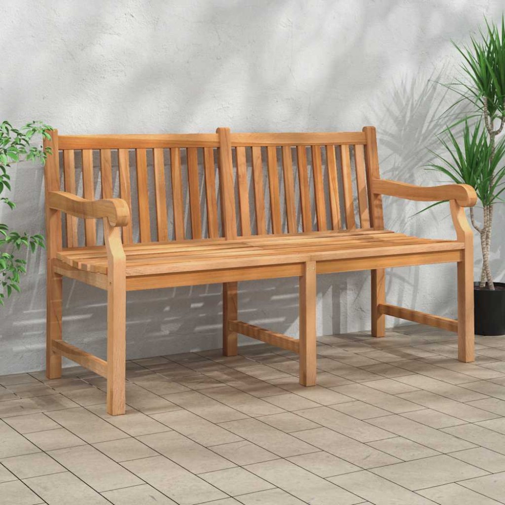 vidaXL Παγκάκι Κήπου από Μασίφ Ξύλο Teak 150x69x92cm 1 τεμ.