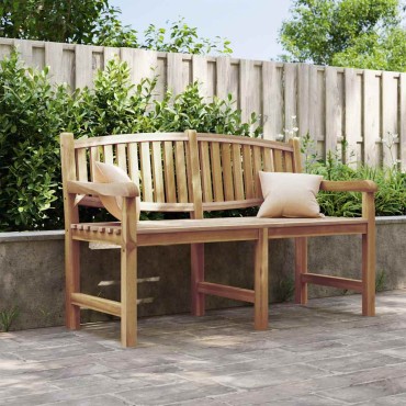 vidaXL Παγκάκι Κήπου 149,5x60x90cm από Μασίφ Ξύλο Teak 1 τεμ.