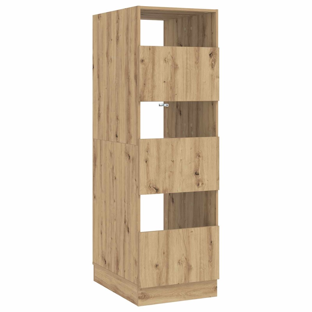 vidaXL Ντουλάπα Πλυσταριού με αποθήκευση Artisan Oak 50x68x162 εκ 1 τεμ.