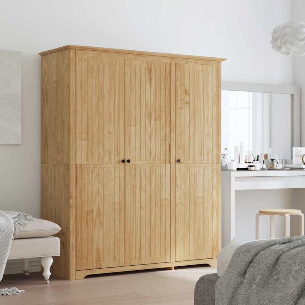 vidaXL Ντουλάπι BODO Μέλι Καφέ 146x53,5x173cm Επεξεργασμένο Ξύλο