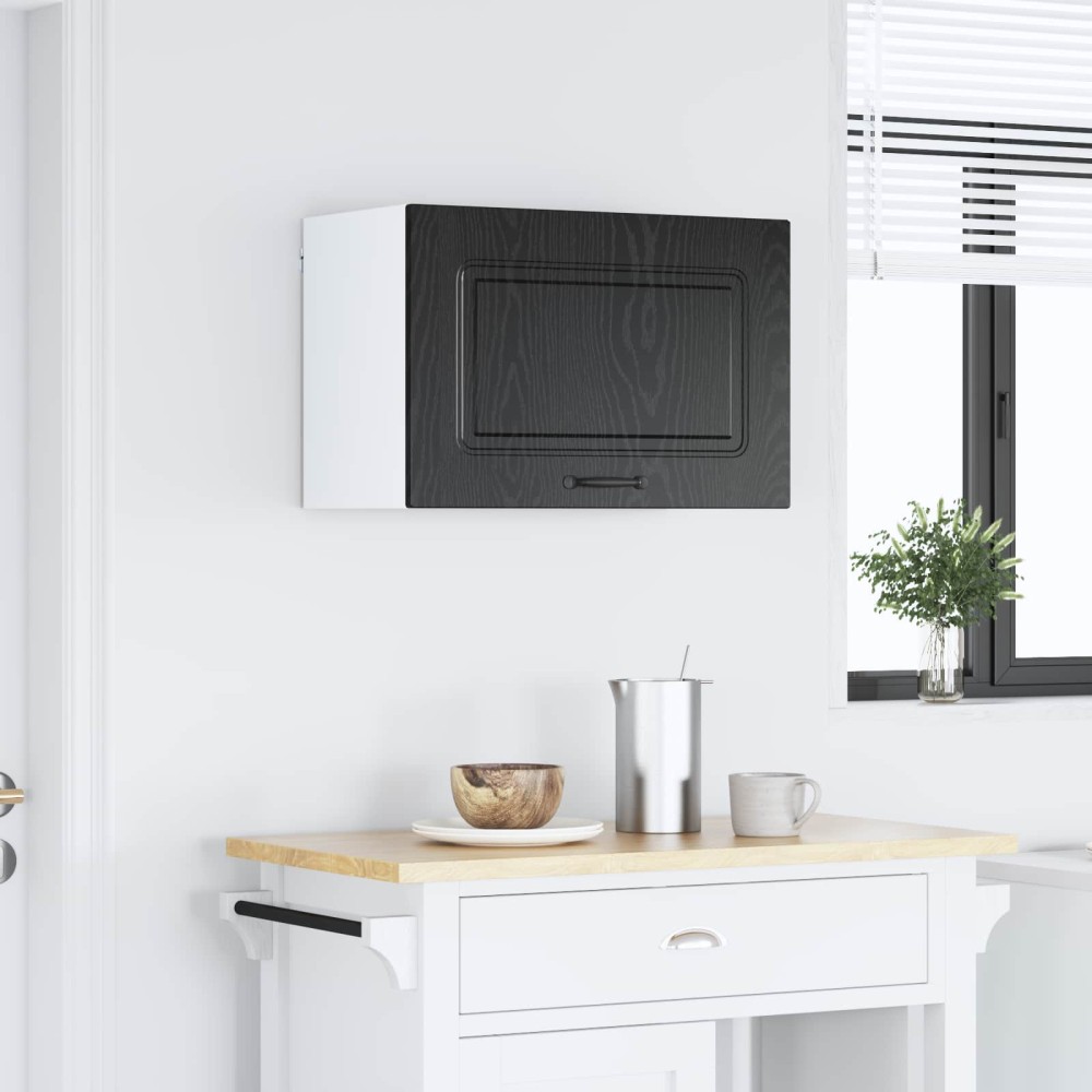 vidaXL Πάνελ πλυντηρίου πιάτων Kalmar Μαύρη Οξυά 60x31x40 εκ