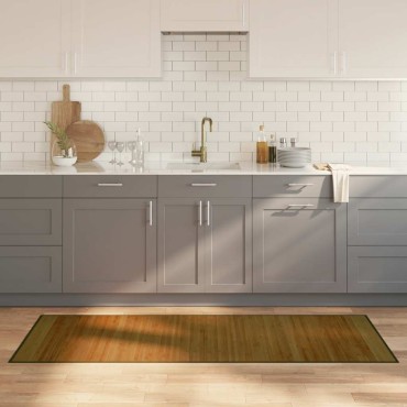 vidaXL Χαλί Ορθογώνιο Καφέ 70x200cm Μπαμπού