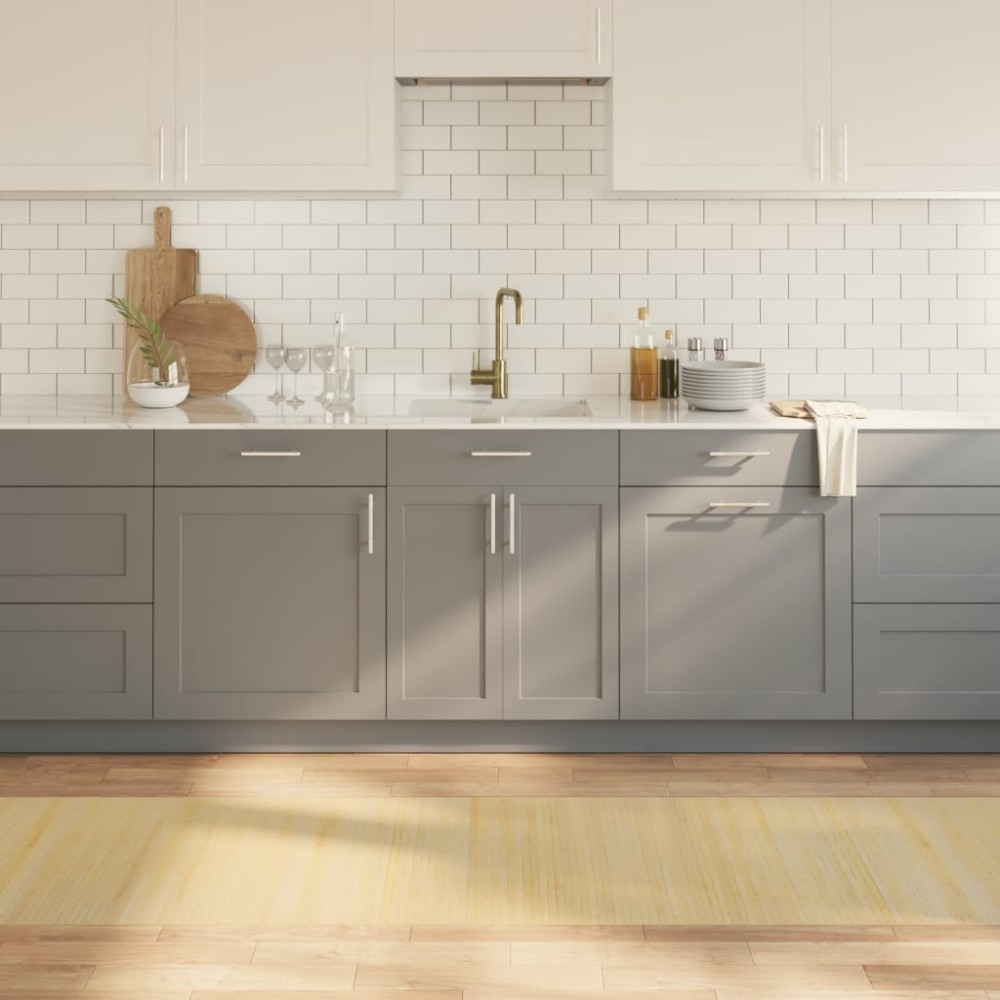 vidaXL Χαλί Ορθογώνιο Ανοιχτό Φυσικό 70x400cm Μπαμπού