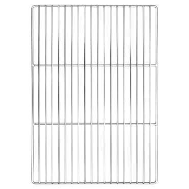 vidaXL Σχάρα ψησίματος Ασημί 50 x 35 cm Ανοξείδωτο ατσάλι