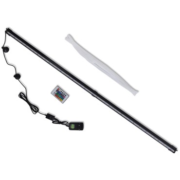 Λάμπα/Μπάρα Ενυδρείου LED RGB 107 εκ. με Φυσαλίδες