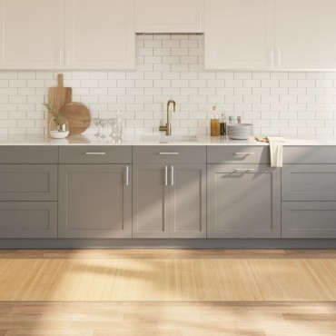 vidaXL Χαλί Ορθογώνιο Ανοιχτό Φυσικό 80x400cm Μπαμπού
