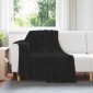 vidaXL Ριχτάρι Μαύρο 200 x 150 cm 0,78 kg Μαλλί