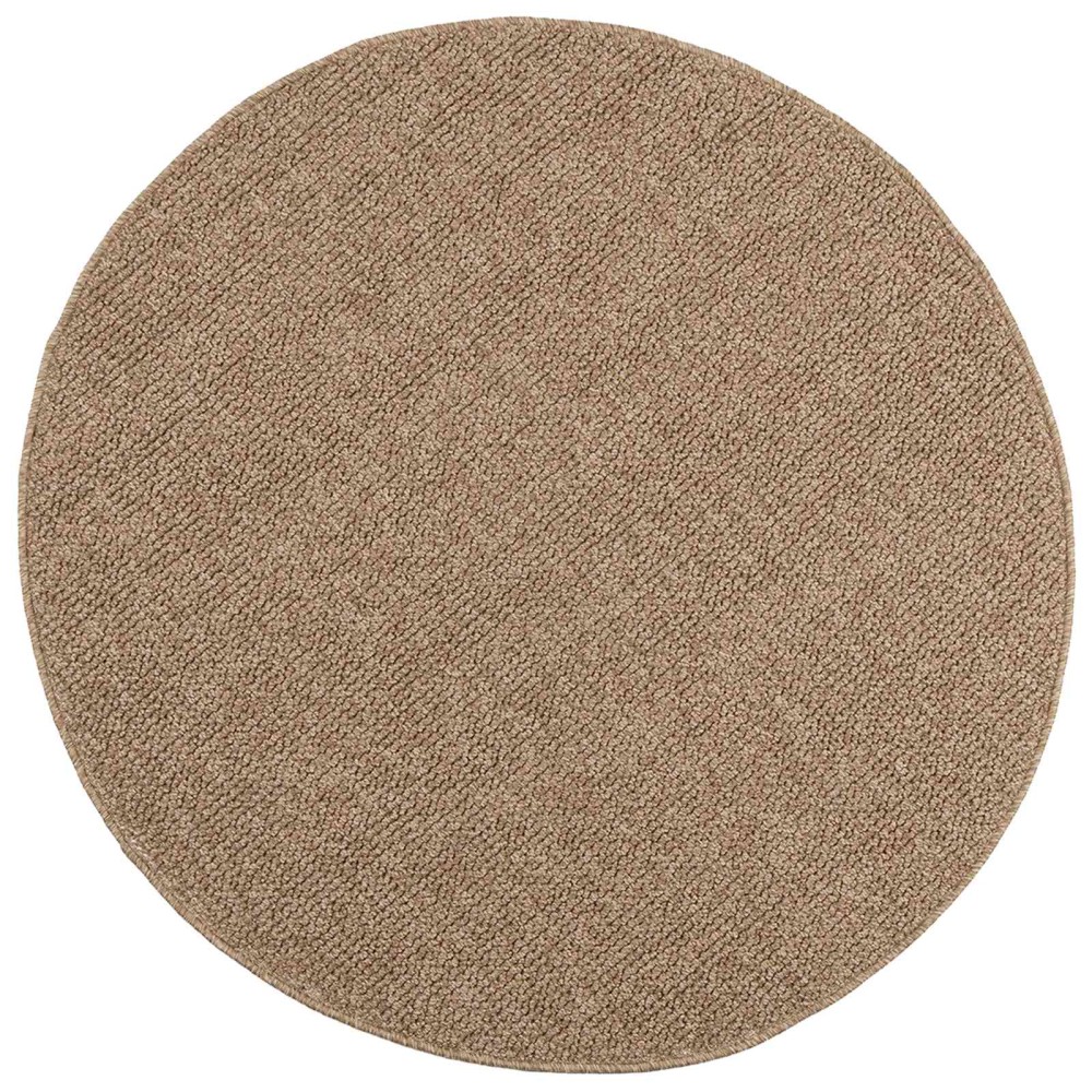vidaXL Χαλιά χώρου Γύρος AGIRA Φυσικό Πολυεστέρας 120x120cm