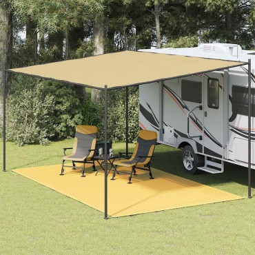 vidaXL Χαλί Σκηνής Μπεζ 300 x 600 εκ.