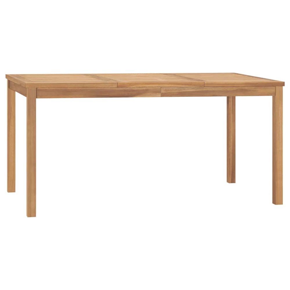 vidaXL Τραπεζαρία Κήπου 160x80x77cm από Μασίφ Ξύλο Teak 1 τεμ.