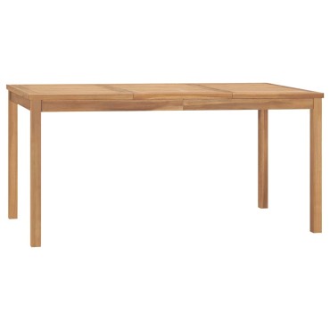vidaXL Τραπεζαρία Κήπου 160x80x77cm από Μασίφ Ξύλο Teak 1 τεμ.