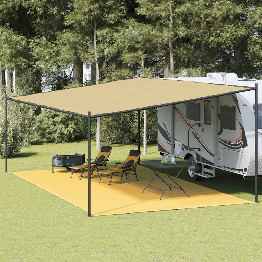 vidaXL Χαλί Σκηνής Μπεζ 400 x 600 εκ.