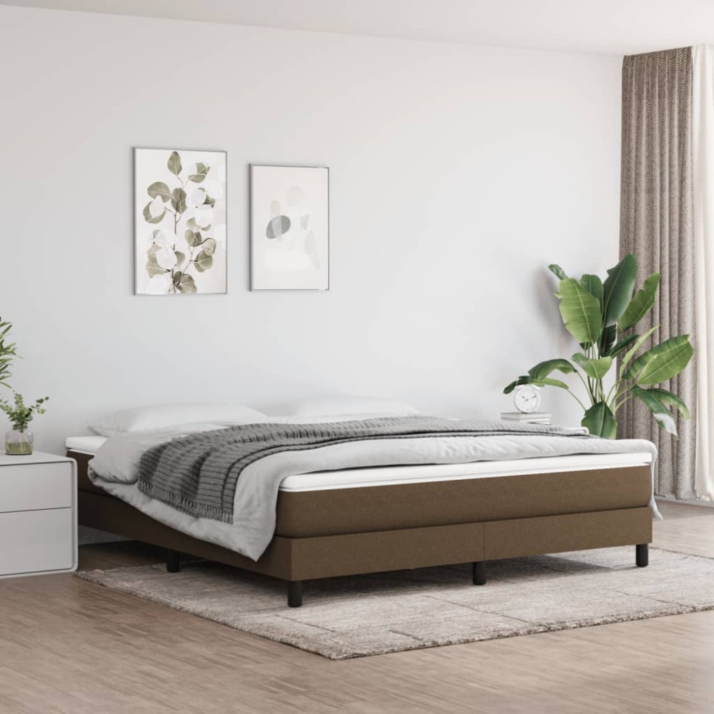 vidaXL Στρώμα με Pocket Springs Μεσαίας Σκληρότητας Σκούρο Καφέ 180x200x20cm Υφασμάτινο 1 τεμ. - Διπλό vidaXL Στρώμα με Pocket Springs Μεσαίας Σκληρότητας Σκούρο Καφέ 180x200x20cm Υφασμάτινο 1 τεμ. - Διπλό