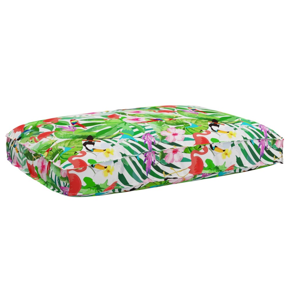 vidaXL Μαξιλάρι Floral Πολύχρωμο 120x80x12cm Ύφασμα Όξφορντ