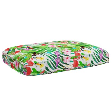 vidaXL Μαξιλάρι Floral Πολύχρωμο 120x80x12cm Ύφασμα Όξφορντ