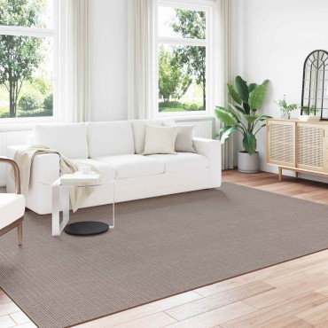 vidaXL Χαλί εσωτερικού χώρου LUGO Κρέμα και Ταπεί 240x340cm