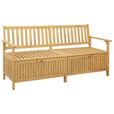 vidaXL Παγκάκι με αποθήκευση 2 -Seater 170x63x84cm Σταθερή Ακακία 1 τεμ.