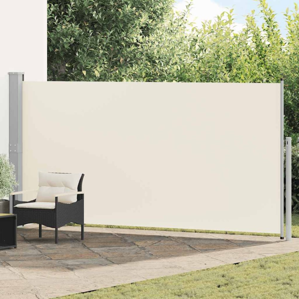 vidaXL Σκίαστρο Πλαϊνό Συρόμενο Κρεμ 160 x 514 εκ.