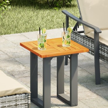 vidaXL Επιφάνεια Τραπεζιού Τετράγωνη 40x40x2cm Μασίφ Ξύλο Ακακίας 1 τεμ.