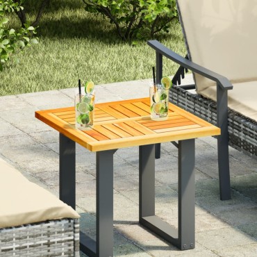 vidaXL Επιφάνεια Τραπεζιού Τετράγωνη 50x50x2cm Μασίφ Ξύλο Ακακίας 1 τεμ.