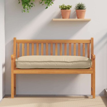 vidaXL Μαξιλάρι Μπεζ 120x50x12cm Ύφασμα Όξφορντ