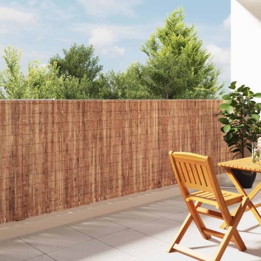 vidaXL Φράχτης από φλοιό δέντρου Καφέ 400x125cm Φλοιός
