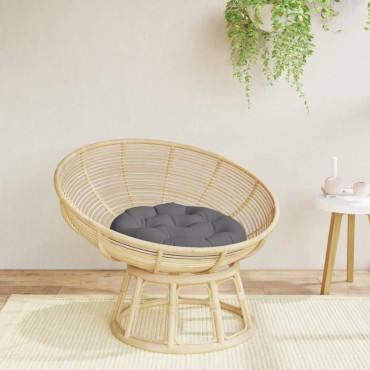 vidaXL Μαξιλάρι Στρογγυλό Ανθρακί 60x11cm από Ύφασμα Oxford