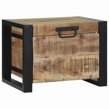 vidaXL Αποθηκευτικές Κάσες Καφέ 40x30x30cm Μασίφ ξύλο μάνγκο