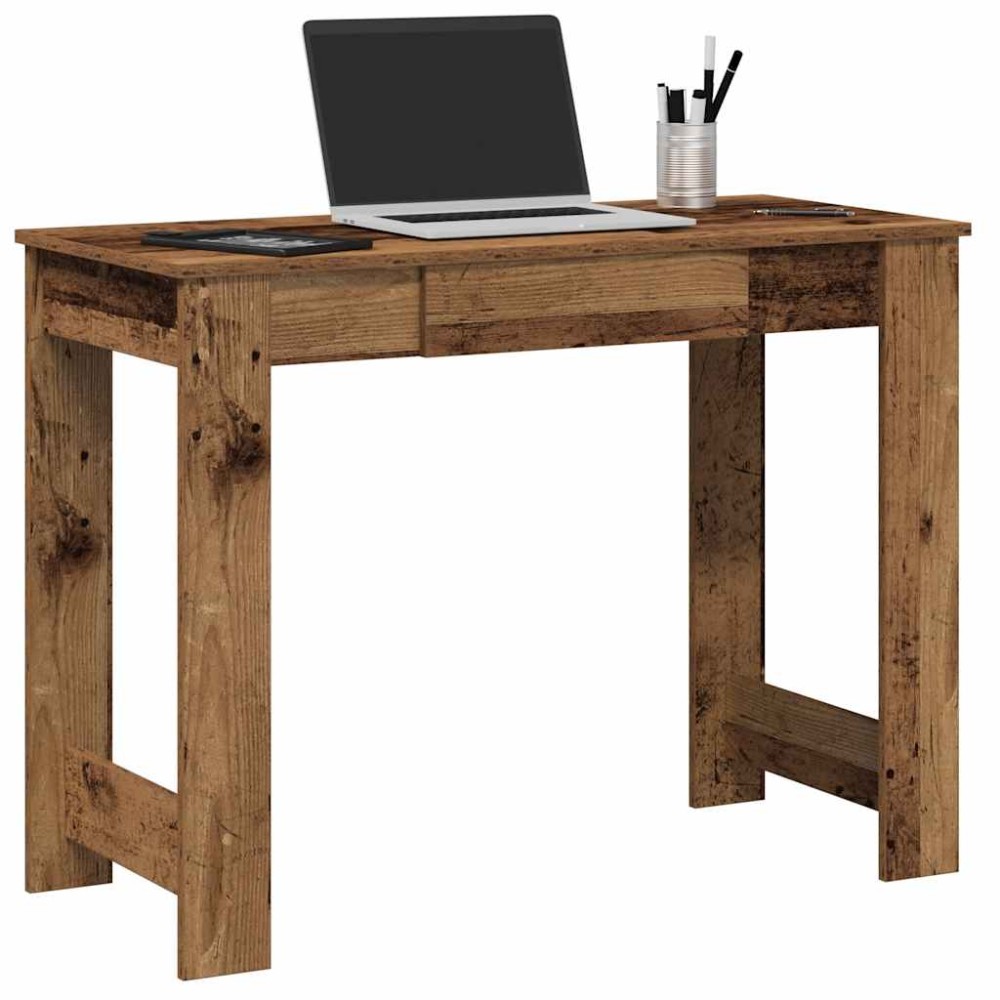 vidaXL Γραφείο Παλιό Ξύλο 100x45x75cm από Επεξεργασμένο Ξύλο 1 τεμ.