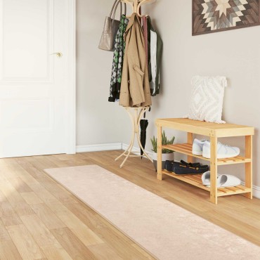 vidaXL Χαλί Runner MARSA Κρεμ 50x450cm Πολυέστερ και PVC