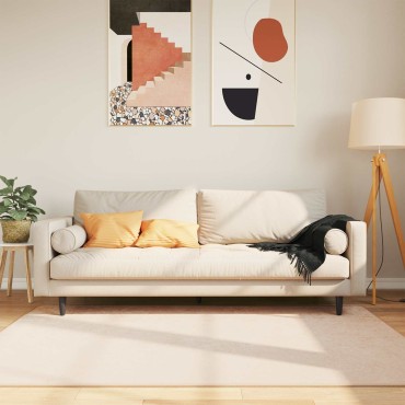 vidaXL Χαλί Runner MARSA Κρεμ 120x170cm Πολυέστερ και PVC