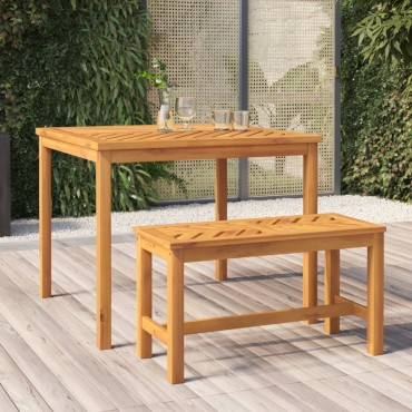 vidaXL Παγκάκι Κήπου από Μασίφ Ξύλο Ακακίας 80x35x45cm 1 τεμ.