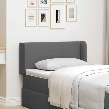 vidaXL Αυτί Κεφαλής Σκούρο Γκρι 40,5 x 40,5 x 4 εκ ύφασμα