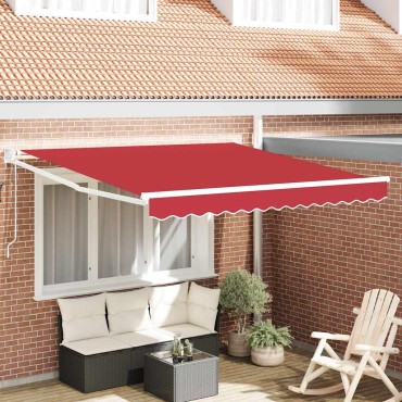 vidaXL Αντιανεμικό Κόκκινο 300 x 250 x 165 εκ. Πολυεστέρας