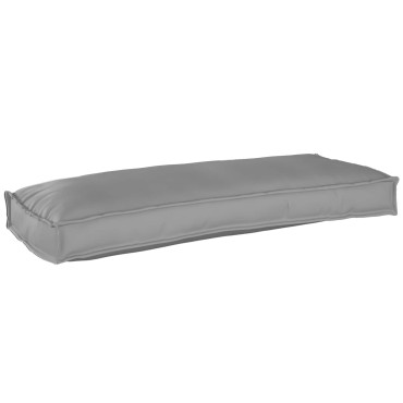 vidaXL Μαξιλάρι Γκρι 100x40x8cm Ύφασμα Όξφορντ
