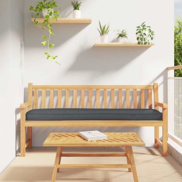 vidaXL Μαξιλάρι παλέτας Ανθρακί 200x40x8cm Ύφασμα Οξφόρδης