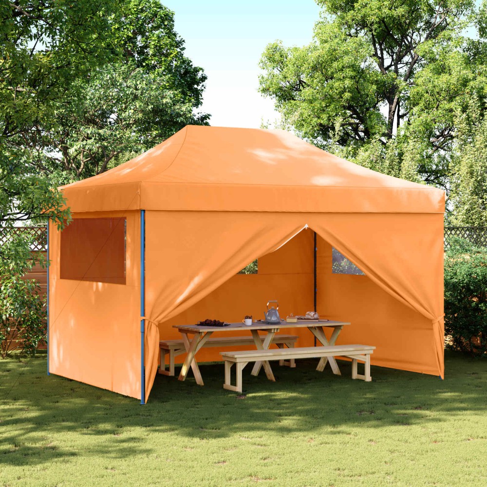 vidaXL Σκηνή Πάρτυ Πορτοκαλί 279 x 410 x 315 εκ. Ύφασμα Όξφορντ