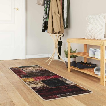 vidaXL Χαλί Runner MARSA Πολύχρωμο 50x200cm Πολυέστερ και PVC