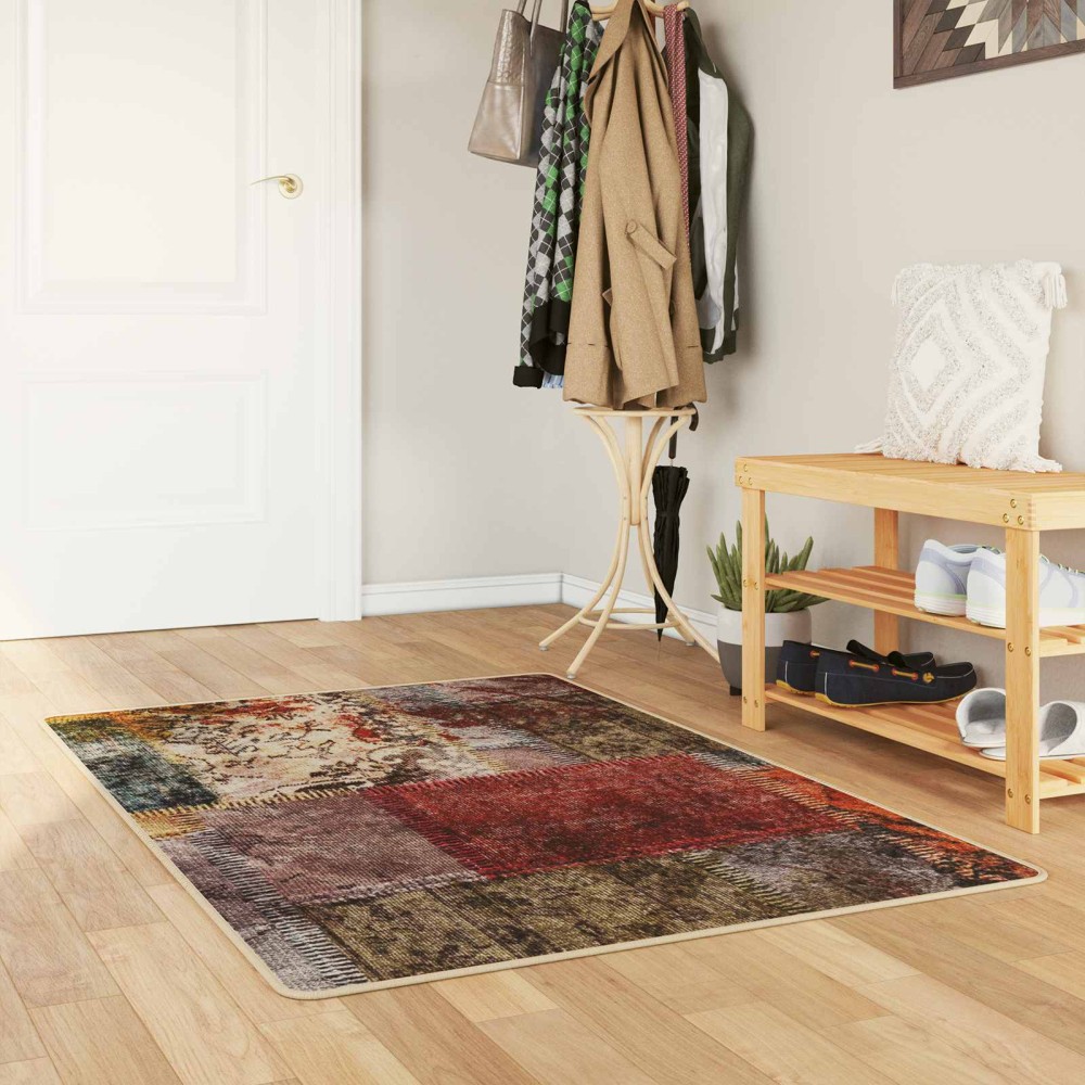 vidaXL Χαλί Runner MARSA Πολύχρωμο 80x200cm Πολυέστερ και PVC