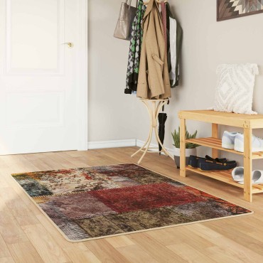 vidaXL Χαλί Runner MARSA Πολύχρωμο 80x200cm Πολυέστερ και PVC
