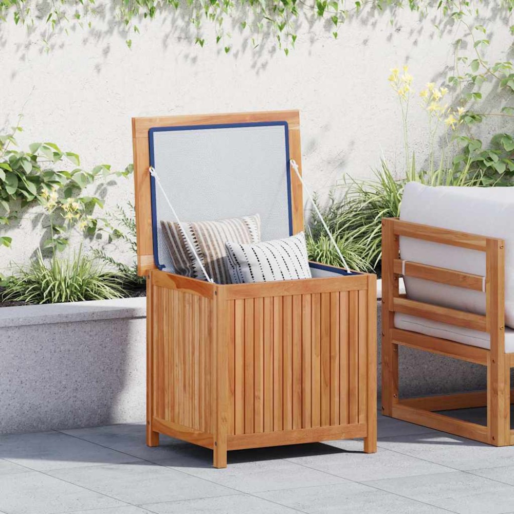 vidaXL Μπαούλο Αποθήκευσης Κήπου 120x50x58cm από Μασίφ Ξύλο Teak 1 τεμ.