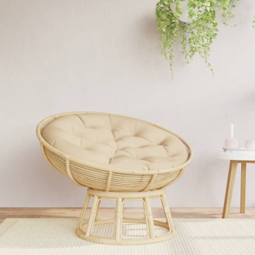 vidaXL Μαξιλάρι Στρογγυλό Μπεζ 100x11cm από Ύφασμα Oxford