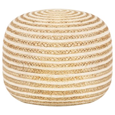 vidaXL Πουφ Χειροποίητο 45x30cm από Γιούτα 1 τεμ.