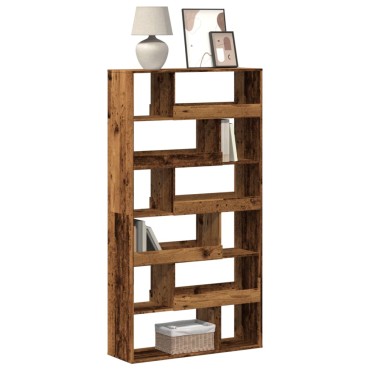 vidaXL Βιβλιοθήκη Όψη Παλαιού Ξύλου 100x33x187,5cm Επεξεργασμένο Ξύλο 1 τεμ.