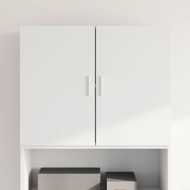 vidaXL Ντουλάπι Τοίχου Λευκό 80x42,5x64cm από Επεξεργασμένο Ξύλο 1 τεμ.