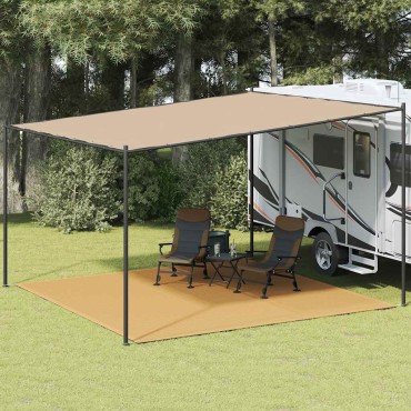 vidaXL Χαλί Σκηνής Άμμου 400x400 εκ. από HDPE