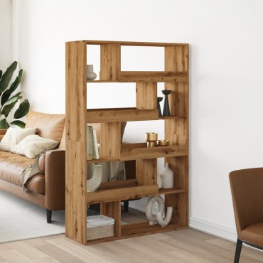 vidaXL Βιβλιοθήκη/Διαχωριστικό Χώρου Δρυς 100x33x156,5cm Επεξ. Ξύλο 1 τεμ.