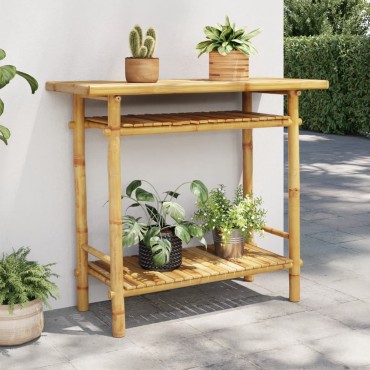 vidaXL Τραπέζι Κονσόλα 90x37x75cm από Μπαμπού