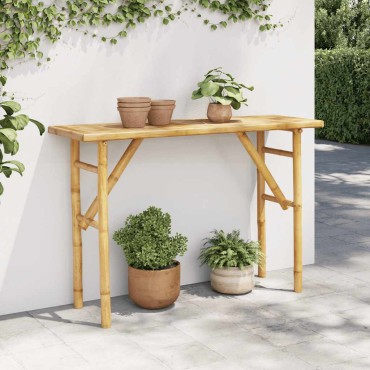 vidaXL Τραπέζι Κονσόλα 115x39x75cm από Μπαμπού
